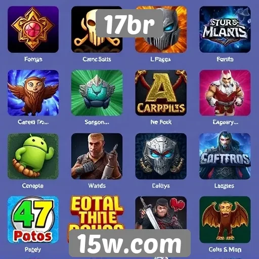 Avaliação das categorias de jogos no 17br